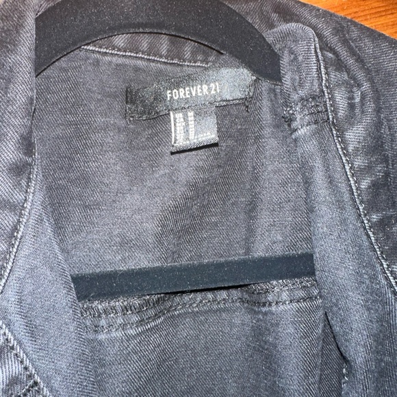 Forever 21 Denim Jacket with studs - Picture 2 of 3